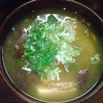 こいで - 天然きのこ汁(味噌味)