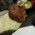 京松蘭はなれ - 茄子を肉味噌で