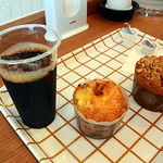 セ・ミュー - イートインにてアイス珈琲と。