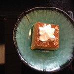 和風れすとらん 桃川 - デザートのミニケーキ