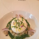 ルグドゥノム ブション リヨネ - 2016.07
      アーティーチョークとつぶ貝
      コリアンダー風味のゼリー