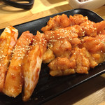 炭火焼肉ホルモン 徳臓 - 2016.8. サンドミノハーフ＆上ミノ