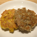 ほうば - 2016.8 とうもろこしと蓮根（だったかな？）のチヂミ