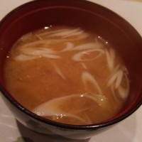 割烹 大田川 - セットの味噌汁