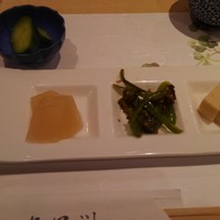 割烹 大田川 - セットの前菜