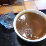 鹿の谷3丁目食堂 - カレーそばハーフ　500円
      