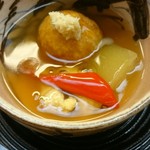 つる由 - 鯛の子と餡かけはめちゃめちゃ合う！