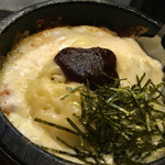 炭火焼肉 ぐら - チーズがたっぷり「チーズ入石焼きビビンバ」！（2016.9）