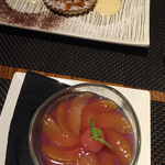 トラットリア ダイ パエサーニ - パンナコッタとリコッタのタルト