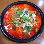 韓国家庭料理 愛 - □ランチ　クッパ(辛口) 590円(内税)□