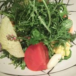 神保町 傳 - （2016/9　訪問）定番サラダ。