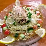 横浜中華そば 維新商店 - 夏菜爽快涼麺