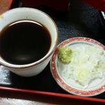 三乃宮 - 蕎麦汁と薬味