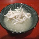 うな藤 - ■大根おろし