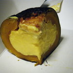 パティスリー キャンソネーズ - ハロウィンの南瓜プリンの断面