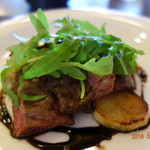 リストランテ シーヴァ - 牛肉、じゃが、さつま芋付き。