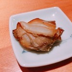 すし 喜邑 - 2016.8.  蛤のオイル漬け