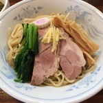 ラーメン･餃子 ハナウタ - 【2016年07月】つけ麺、麺側のアップ。