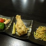 宮崎料理 神門 - おつまみ三点盛り