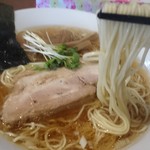 らーめん夢中 - 硬め茹で加減
            細麺ストレート