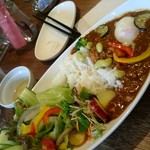 Kafe Kururi - キーマカレーのランチ1100円