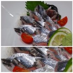 炉端魚姫 SAKAKI - ◆秋刀魚のお刺身・・・新鮮ですので美味しいですよ。