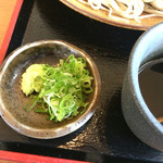 手打そば　稜庵 - 薬味