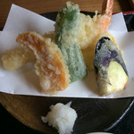 手打そば　稜庵 - 天ぷら