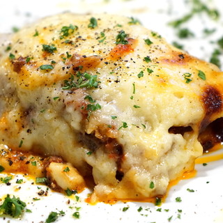 High quality Mediterranean cuisine, including Greek moussaka