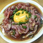 立呑み きむらや - 牛タタキユッケ風