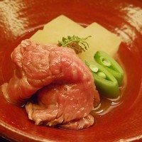 銀座 奥田 - 赤肉とぐじの炊き合わせ