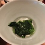 あさば - 2016年8月：朝食…小松菜のお浸し