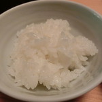 あさば - 2016年8月：朝食…御飯。御殿場産のコシヒカリということでした