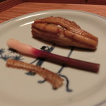 あさば - 2016年8月：夕食…穴子黒米ずし