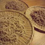 そば 滋雲 - 3種の蕎麦