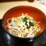 Sakanayano Izakaya Uojou - ミニ麺は冷たい蕎麦