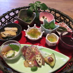 大和野菜の籠盛り