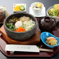 じゃこと高菜のヘルシー石焼御膳