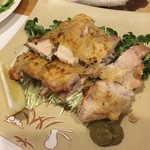 漁火 - 地鶏の塩焼き