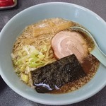 ラーメンかん - 満腹ランチ（チャーハンセット・850円）のラーメン