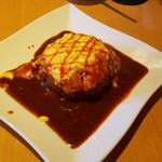 キッチンカフェ　ユリシス - 仰天オムバーグ(1120円)です。