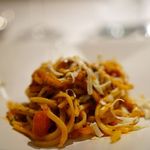 リストランテ サクラ - ～パスタ～「ウンドイヤとリコッタサラータのトマトソース”キタッラ”」
