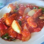 中華ハウスふらいぱん - ランチメニュー　パターン１：エビチリ