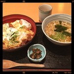 Sabou Himawari Izumiya - ひれかつ丼 小さなうどんセット896円