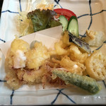 鮮菜家 - 天ぷらのアップ