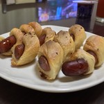 粉とクリーム - 断面に着目する。  自宅にて