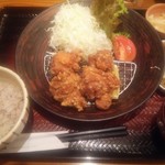 大戸屋 - 香味唐揚げ定食(\849)