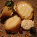 和食バル はれるや - ◉2016/09/04/SUN @甘味  ミルキーアイスパン