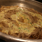 和食バル はれるや - ◉2016/09/04/SUN @食事  鍋そば（玉子）