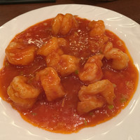 全家福 新館 - ランチ：エビのチリソース炒め　1,100円